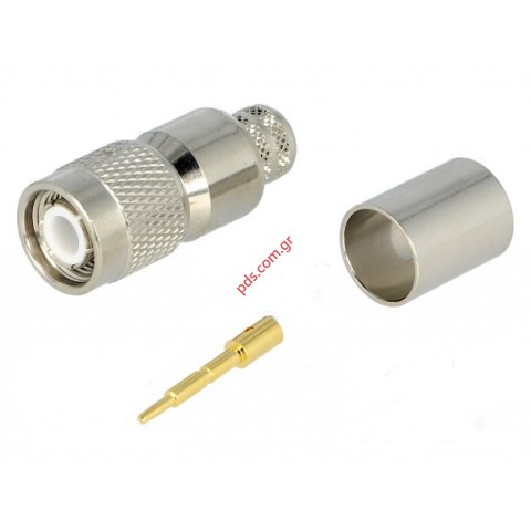 Plug connector RF TNC Male for LMR400 (Crimp) Solder 1 PCS Plug connector RF TNC Male for LMR400 (Crimp) Solder 1 PCS
