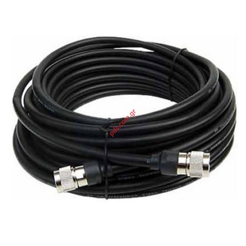 Ομοαξονικό καλώδιο Coaxial RF TMR400 50ΩΜ Low Loss set 20m 2xN-TYPE χαμηλών απωλειών Black Bulk (ΠΡΟΣΦΟΡΑ)