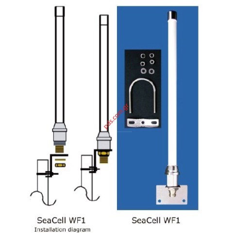 Marine antenna SeaCell for WiFi Networks 2400mhz 8.5dbi 