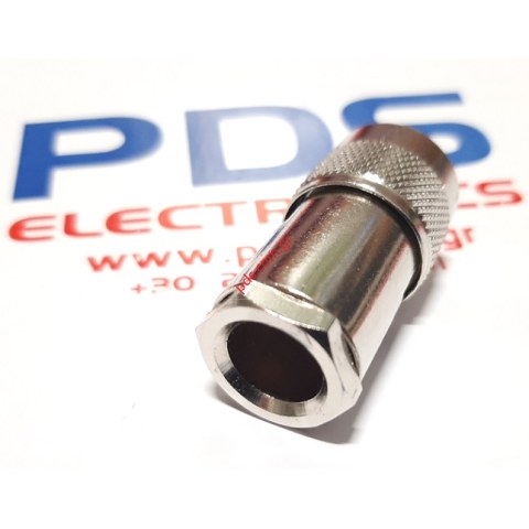 Κονέκτορ N-Type Male για ομοαξονικό καλώδιο (LMR-400) Βιδωτός Connector Solder