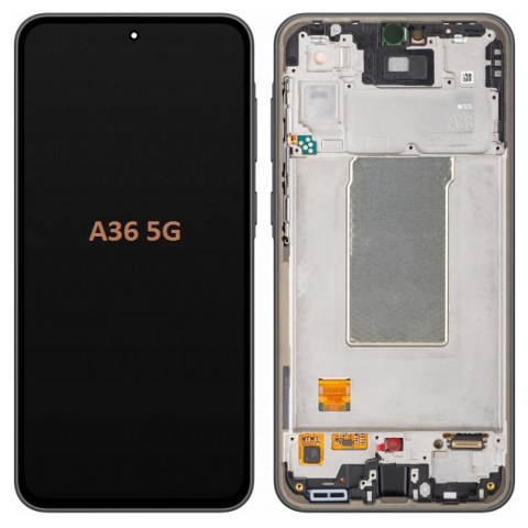 Γνήσια οθόνη Samsung Galaxy A36 5G SM-A366B 2025 Display Black σε μαύρο χρώμα LCD AMOLED Touch screen Digitizer SVP BOX ORIGINAL