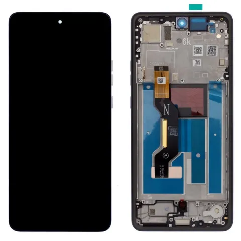 Γνήσια οθόνη Motorola MOTO G86 Power 5G (XT2527) 2025 Black  (Spellbound) LCD Display P-OLED Touch screen Digitizer w/Frame ORIGINAL Blister