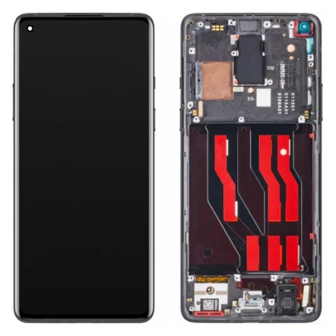 Γνήσια οθόνη LCD OnePlus 8 Nord 5G (AC2001/AC2003) 2020 Onyx Black Display AMOLED Touch screen Digitizer with Frame SVP BOX 