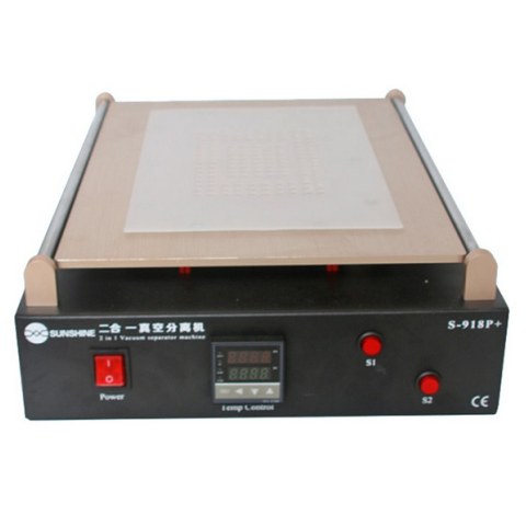 Vacuum LCD Screen Separator SUNSHINE S-918P+ PLUS 250W Metal platform Tablet 17 inch