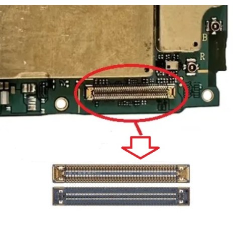 Γνήσιος κονέκτορας οθόνης LCD Board to board FPC Samsung A52 A125 / A528 / A127 / A225 A22/ A325 A32 4G/ A326 A32 5G/ A525 A52 4G/ A526 A52 5G/ A42 5G/ A72/ M12/ M325 M32/ SM-A528 A52s 5G/