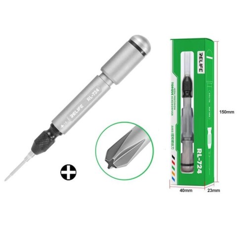Screwdriver Relife RL-724 PHILIPS 1.5 Green για σειρά iphone Box Screwdriver Relife RL-724 PHILIPS 1.5 Green για σειρά iphone Box
