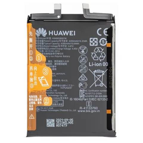 Γνήσια μπαταρία Huawei Nova 8i / Honor 50 Lite (HB466589EFW) Lion 4300mAh 3.8V ORIGINAL