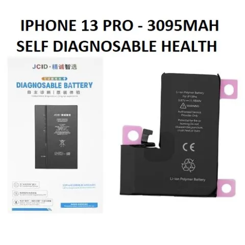 Μπαταρία iPhone 13 PRO (A2638) JCID Lion 3090mAh SELF DIAGNOSABLE (HEALTH / CYCLE OK) BOX