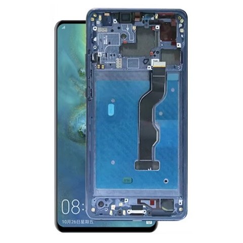Set LCD Huawei Mate 20x (EVR-L29) Display REFURBISHED Midnight Blue Touch screen Digitizer W/Frame σε μπλέ χρώμα (NO BATTERY)