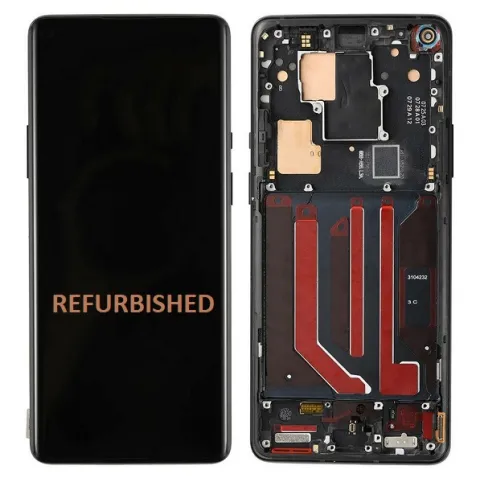 Γνήσια οθόνη σετ OnePlus 8 Pro (IN2020) Display AMOLED unit complete onyx black touch screen with digitizer & frame ORIGINAL REFURBISHED / ΑΝΑΚΑΤΑΣΚΕΥΑΣΜΕΝΗ
