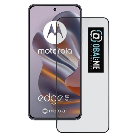 Τζάμι προστασίας Motorola EDGE 50 NEO OBAL 5D Tempered glass Full Glue Blister