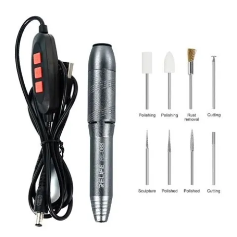 Εργαλειο Mini dril Relife RL-068 για στίλβωση γυάλισμα και χάραξη polishing and engraving grinder Box