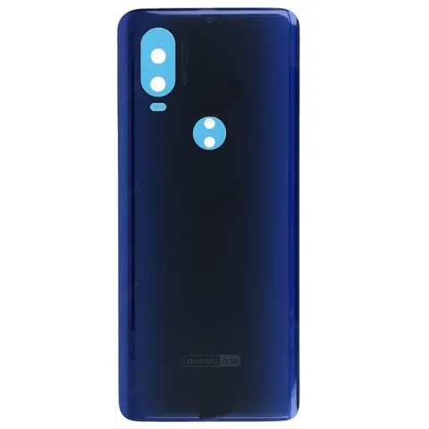 Γνήσιο πίσω καπάκι Motorola One Vision XT1970 Saphire Blue σε μπλέ χρώμα ORIGINAL