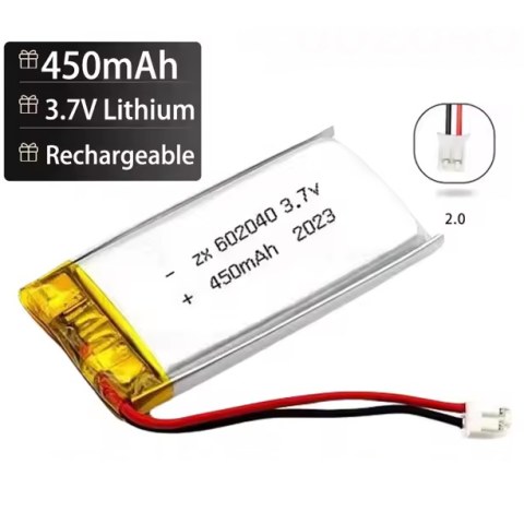 Battery rechargable BAT 602040 Lion 450mAh 3.7V Bulk