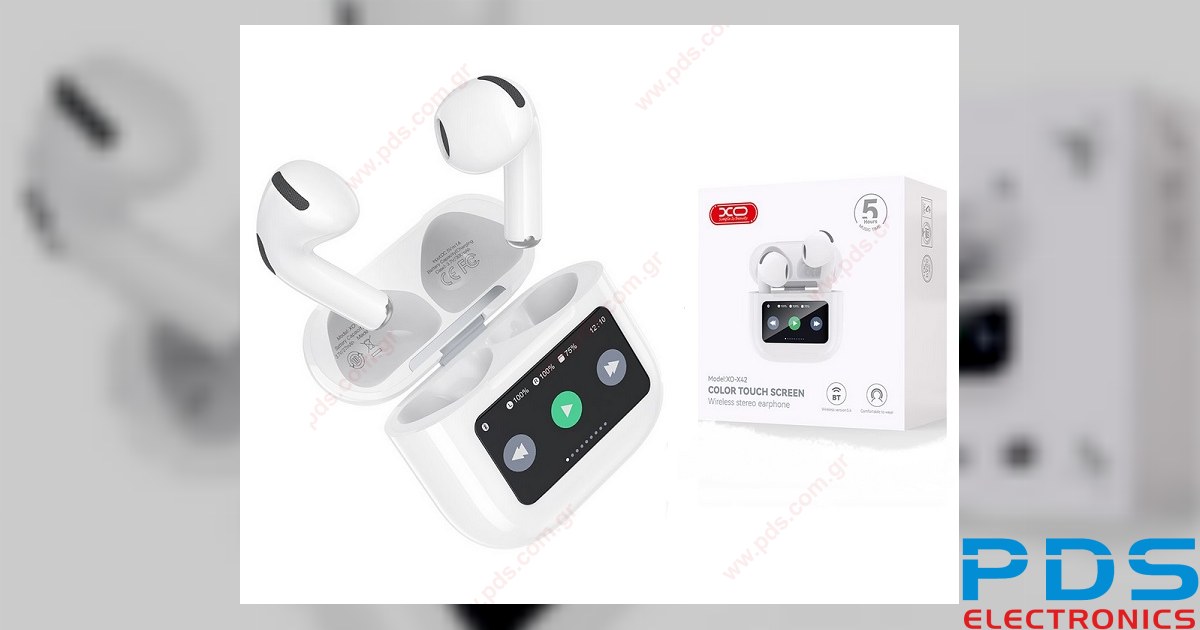 Wireless handset XO X42 PRO TWS Earbuds White Smart LED Display color ...