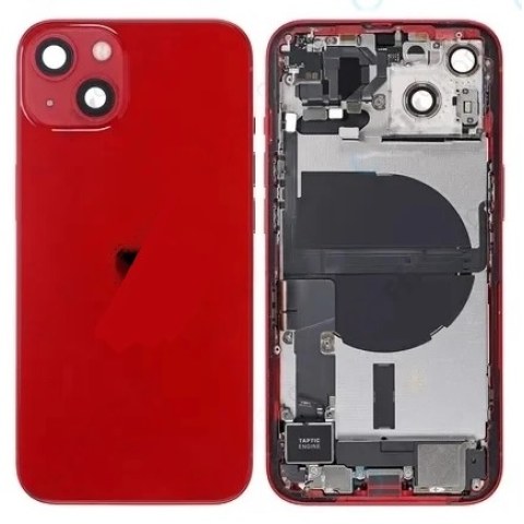 Πίσω καπάκι μπαταρίας Back rear cover iPhone 13 (A2633) RED Refurbished w/parts σε κόκκινο χρώμα Blister