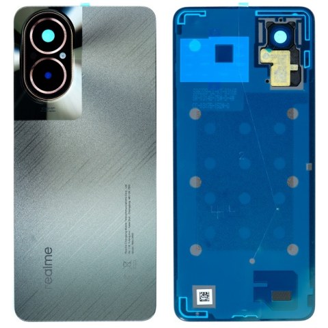 Original battery cover Realme C67 4G (RMX3890) Black with camera glass Bulk