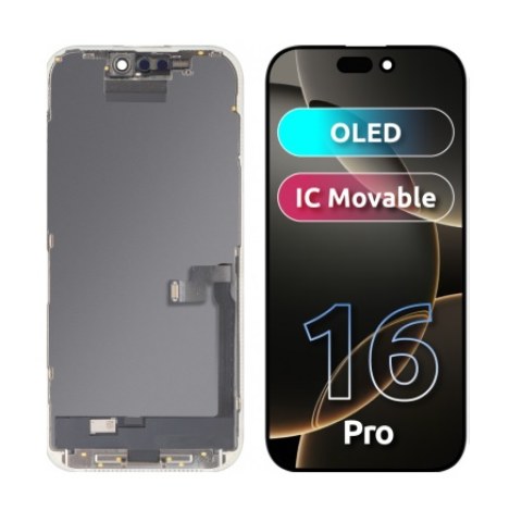 Οθόνη LCD iPhone 16 Pro 6.3 (A3293) Display OLED Touch screen Digitizer IC Movable Box