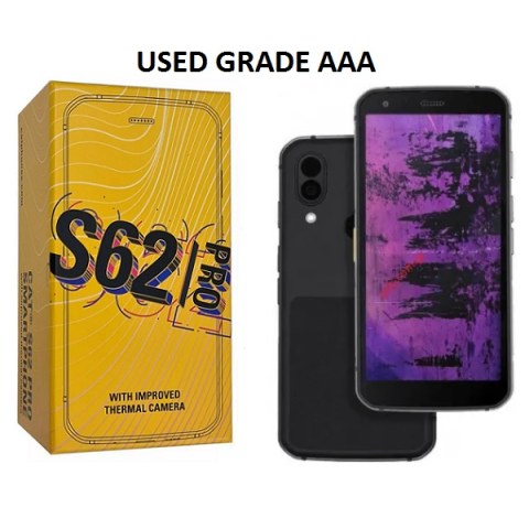 Κινητό τηλέφωνο Caterpilar Cat S62 PRO 6GB / 128GB Black Smartphone Waterproof (ΕΞΑΝΤΛΗΘΗΚΑΝ) USED GRADE A Box