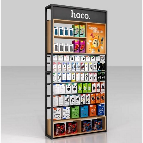 Επιδαπέδιο Stand Hoco A1 Σιδερένιο βάση Γκρι (240x120x30cm). 