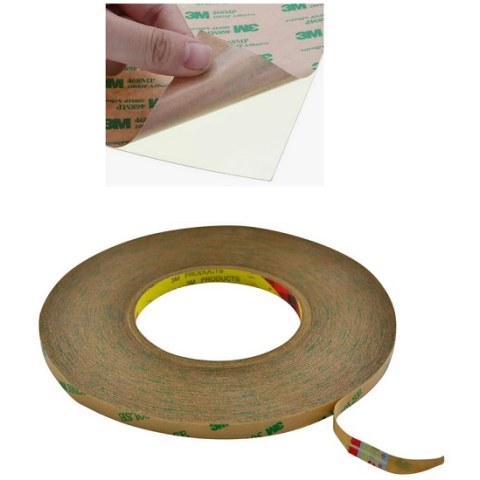 Αυτοκόλητη διάφανη ισχυρή ταινία διπλής όψεως 3M 300LSE 9495LE 5mm X 55m (3mm μήκος 55 μέτρα) και λεπτό πάχος