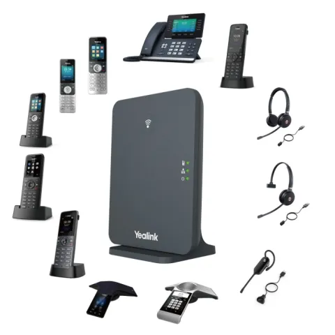 Βάση ασύρματη Yealink W70B high performance DECT & IP Base Station