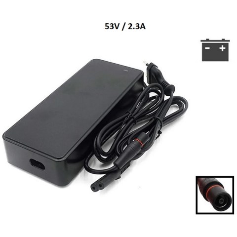 Φορτιστής για ηλεκτρικό πατίνι Xiaomi 4 Pro Gen 2, Xiaomi 4 Ultra, Xiaomi 5, Xiaomi 5 Plus, Xiaomi 5 Pro, Navee S65 (53V/2.3A) Black box