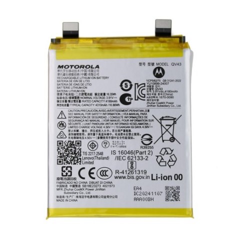 Γνήσια μπαταρία Motorola Edge 50 Neo (XT2409) 2024 QV43 Lion 4310mAH 3.8V Bulk ORIGINAL