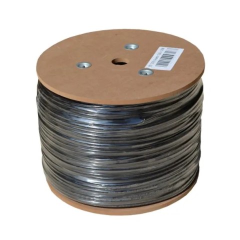 Καλώδιο Δικτύου Jasper Cat 6 UTP 24AWG CCA Black Kουλούρα 305m Μαύρο Αδιάβροχο Εξωτερικής Χρήσης
