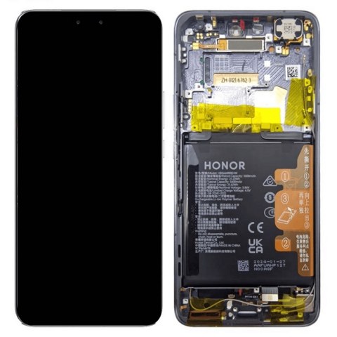 Original LCD Huawei Honor Magic 6 PRO (BVL-AN16, BVL-N49) Black Display LTPO OLED 6.8 Curved Touch screen Digitizer W/Frame SVP BOX