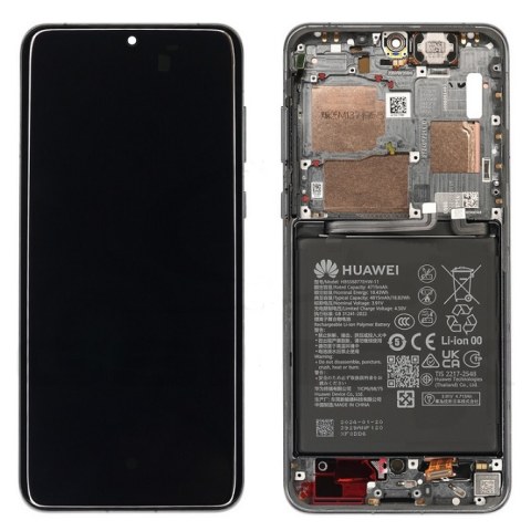 Original set Huawei P60 PRO (MNA-AL00, MNA-LX) 2023 Black LCD Display LTPO OLED W/Frame Touch screen Digitizer and battery ΗΒ556877 SVP BOX 