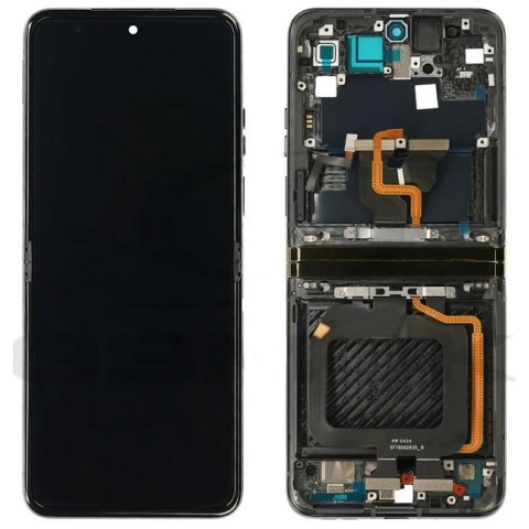 Γνήσια οθόνη Motorola Razr 40 Ultra (XT2321) 2023 Black Infinite Big internal double Display Foldable LTPO AMOLED unit complete set ORIGINAL