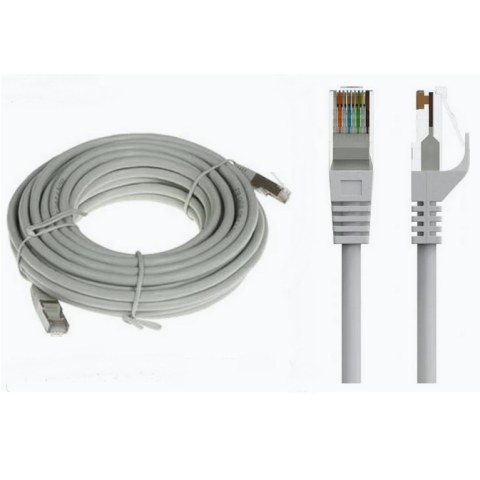 Καλώδιο Δικτύου S/FTP Cat.6a 10m Grey UTP Γκρι Blister