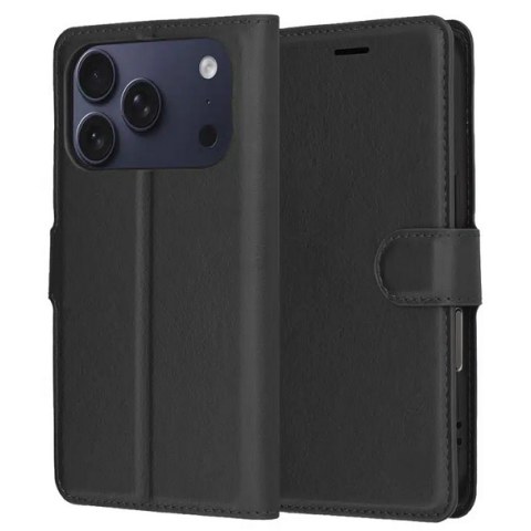 Θήκη βιβλίο iPhone 17 PRO Black book Stand magnet clip Blister