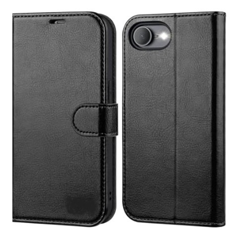 Θήκη βιβλίο iPhone AIR 2025 Black book Stand magnet clip Blister