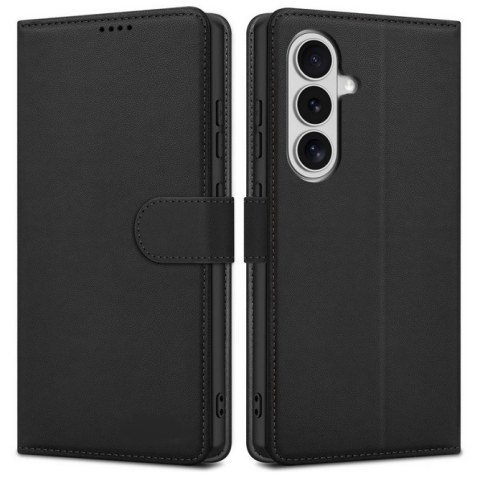 Θήκη βιβλίο Samsung Galaxy S26 ULTRA 5G SM-S948B Black σε μαύρο χρώμα book stand magnet clip Blister