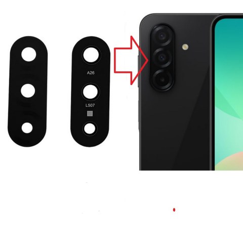 Original Samsung Galaxy A26 5G SM-A266 Rear back Camera glass 1 pcs 