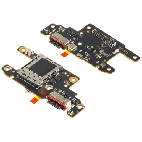 Γνήσια πλακέτα τροφοδοσίας Xiaomi Redmi Note 13 Pro 5G (2312CRAD3C) 2023 Charging board port Type-C Connector / SIM Card slot reader Bulk ORIGINAL