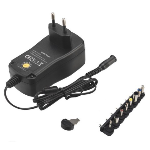 Τροφοδοτικό γενικό Minwa PSVS-2250 DC Universal φορτιστής 12V/2.2A με 6 διαφορετικά φίς PSP Box