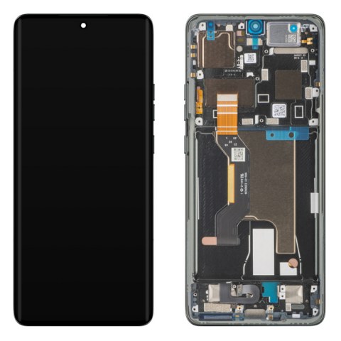 Γνήσια οθόνη LCD Motorola Edge 50 Ultra (XT-2401) 2024 Grey Forest complete Display P-OLED Touch screen Digitizer w/Frame Blister ORIGINAL
