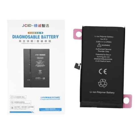Μπαταρία iPhone 13 (A2633)  JCID Lion 3227mAh 3.85V (SELF DIAGNOSABLE - NO MESSAGE) BOX