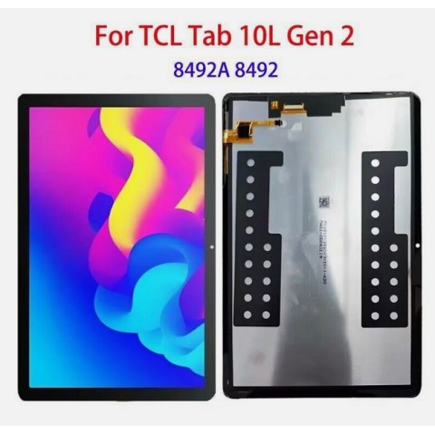 Set LCD TCL TAB 10L 2GEN (8492A / 8492) 2023 10.1 inch Black Display Touch screen with digitizer NO FRAME