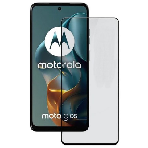 Τζάμι προστασίας Motorola G05 / E15 Tempered glass Full Glue 5D Blister