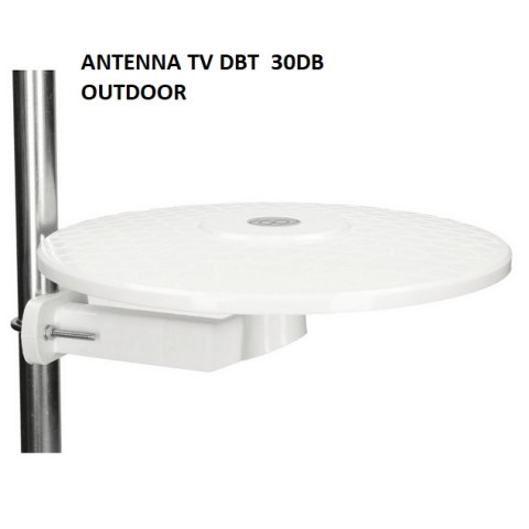 Aerial Protected Outdoor white antenna Digital EL-116 white marine