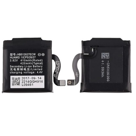 Battery for Huawei Smartwatch Watch 2 / Watch 2 PRO 4G / Watch GT+ plus / GT2 PRO Quality (HB512627ECW) OEM Lion 420mAh 3.8V Bulk