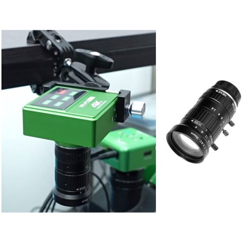 Industrial digital Magnifying glass lens for camera for Relife MB1 HD 4K 12MP for Clear Imaging, FA Zoom Lens 6-36MM compatible also for microscope Box