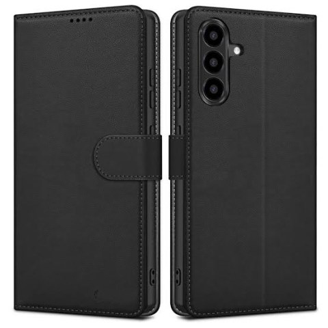 Case book Samsung Galaxy A56 5G A566B Black stand magnet Blister