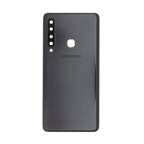 Καπάκι μπαταρίας Samsung A9 2018 A920F Black με το τζαμάκι των καμερών W/Camera glass OEM HQ σε μαύρο χρώμα