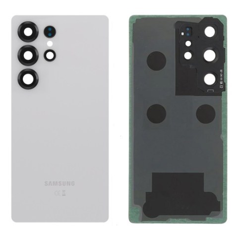 Original battery cover Samsung Galaxy S25 Ultra S938 Titanium White Silver (Service Pack) SVP BOX ORIGINAL