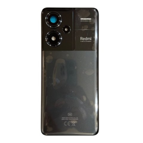 Γνήσιο καπάκι μπαταρίας Xiaomi Redmi Note 13 PRO PLUS 5G (23090RA98C, 23090RA98G) Black color Back rear battery cover SVP BOX ORIGINAL